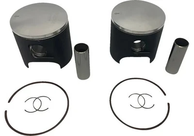 Wossner Piston Kit - 73.68mm Hardcoat Anodized - 2 Stroke Motorcycle ATV/UTV - Image 1 of 3