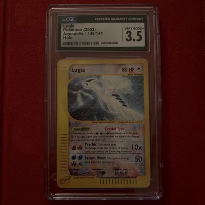 Pokémon Aquapolis Lugia Crystal 149/147 CGC 3.5 - Image 1 of 2