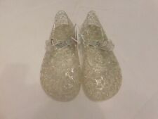 The Children's Place youth girl's Sandals Flats Jelly Clear Size Variations NWT