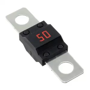 Fusible plat à lame Littelfuse 50A 32V vert MINI 498 pour voiture camion van... - Picture 1 of 4