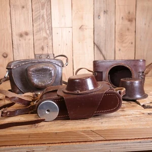 Pacchetto di custodie in pelle Leica Ever Ready - Vedi immagini - Foto 1 di 11