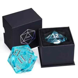 1pc Crystal 55mm D20 Dice 20 Sides Large Size Polyhedral Dice for Role-Play Game - Picture 1 of 47