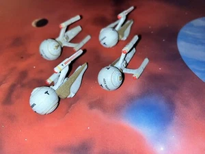 Star Trek Micro Machines Lot X4 USS Pasteur Space Ship Fleet Wars Squadron - Picture 1 of 1