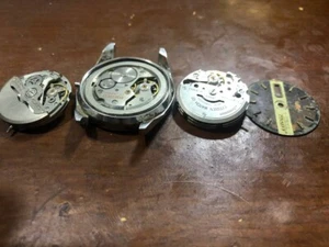 Seiko Movements 5606A, 6602B & Citizen 8200A work condition 4 Parts or Replace - Picture 1 of 11