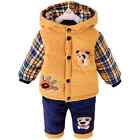 Baby Winter Clothing Set Warm Down Jacket+pants Long Sleeve Coat Set 0-4 Years