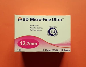 BD Micro-Fine Ultra - 12,7 mm - Pin-Nadeln - 100 Stück - Bild 1 von 1