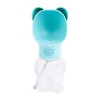 Lightweight Portable Pet Water Bottle Dispenser On The Go (16.9 oz) - Blue Bear