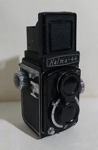 I114141 Fotocamera Halma-44 con obiettivo Halmar Anastigmat 1:3.5 6.0cm Vintage - Picture 1 of 11