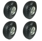 Flat Free wheel Care Free Offset Hub 10" Hand Truck Tire dolly 5/8" ID Bearing
