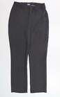 private collection Womens Grey Geometric Polyester Jegging Trousers Size 18 L28 