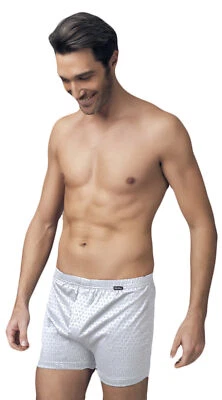 3 Boxer Uomo Nottingham B416 Apertura  Bottoni in Filo di Scozia anche Calibrato - Immagine 1 di 2