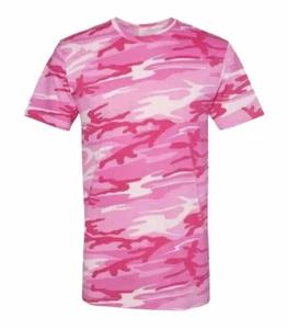 Code Five Erwachsene Camouflage Kurzarm, T-Shirt, Größe: L, 100% Baumwolle, Pink Woodland - Bild 1 von 1