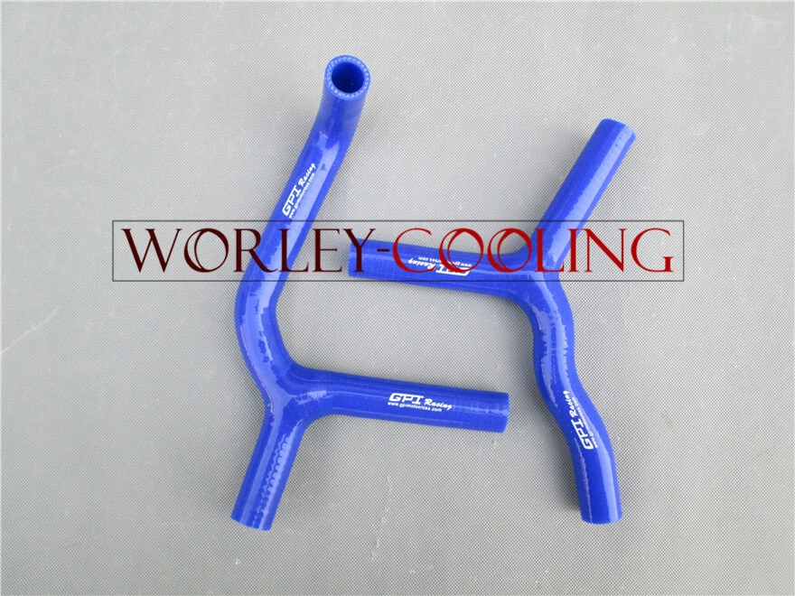 FOR KTM 85SX 2003 2004 2005 2006 2007 2008 silicone RADIATOR HOSE BLUE brand new Foto 1 de 4