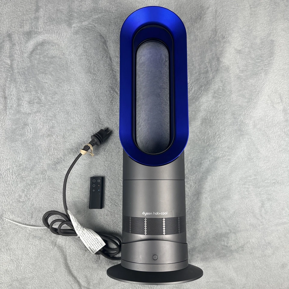 DEFECTUOSO Dyson Blue AM09 Ventilador Calentador con Control Remoto G3D Foto 1 de 4