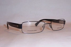 NEW Giorgio Armani EYEGLASSES GA 745 CVL RUTHENIUM BLACK 55mm RX AUTHENTIC - Picture 1 of 9