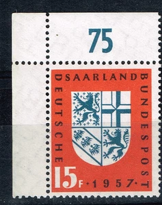 Germany Saar Coat of Arms stamp 1957 MNH B-1g - Picture 1 of 1
