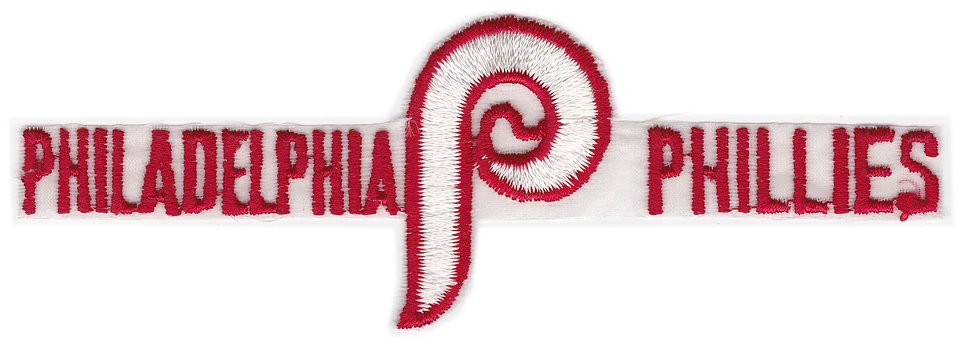 1977-78 PHILADELPHIA PHILLIES MLB BASEBALL VINTAGE 5.5" SPORTSTRIPE TEAM PATCH - Image 1 of 1