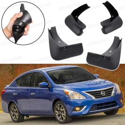 Guardabarros guardabarros guardabarros guardabarros guardabarros para Nissan Versa sedán 2012-2017 Foto 1 de 4