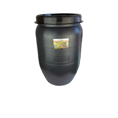 CS Drehdeckelfass 120 Liter grau für die drucklose Bewässerung - Bild 1 von 2