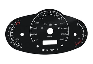 Harley-Davidson V-ROD - Speedometer dials MPH to KM/H Gauges - Picture 1 of 6
