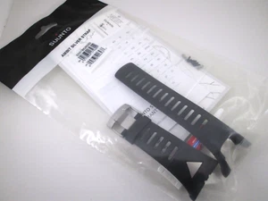 Genuine Suunto Ambit Ambit3 Silver rubber watch band black color SS018626000 - Picture 1 of 5