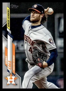 Tarjeta de béisbol Topps Gerrit Cole 2020 #2 de los Astros de Houston - Imagen 1 de 2