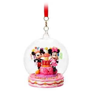 Adorno de feliz cumpleaños de Mickey y Minnie Mouse de Disney - Imagen 1 de 3