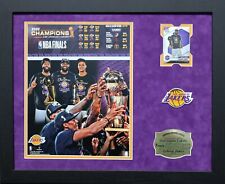 LeBron James Photo 2020 NBA Finals Champion Los Angeles Lakers Framed Patch