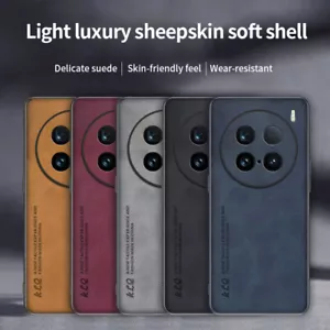 For vivo X100 Ultra, Phone Case Shockproof Retro Hybrid Soft Leather TPU Cover - Picture 1 of 13