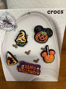 Disney Parks 2021 Halloween Krokusse Jibbitz Charms Dole Peitsche Mickey Apfel Set - Bild 1 von 4