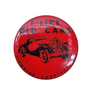 Pulsante I Like Old Cars Hiawatha capitolo A.A.C.A - Foto 1 di 8