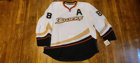 Teemu Selanne Anaheim Ducks Jersey sz 58+ NWT Reebok Edge 2.0 Finland Cover