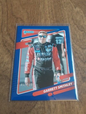 2022 Donruss Racing Base Blue #101 Garrett Smithley 052/199 - Chevrolet - Image 1 of 2