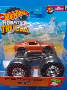 Camaro 50 10 / 75 🔥 1:64 Monster Trucks Hot wheels chevrolet mattel TH - Picture 1 of 2