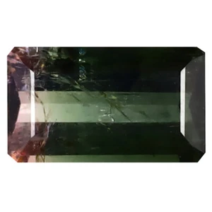 Piedra preciosa de turmalina sandía sin calefacción/sin tratar de 1,59 quilates octágono (9 x 5 mm) - Imagen 1 de 1