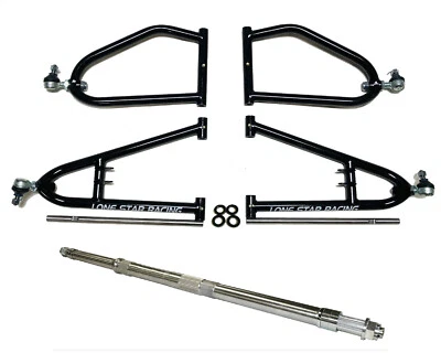 LSR Lonestar Racing +2 +1 Sport A-Arms + Axcalibar Axle Yamaha Raptor 700 700R - Image 1 of 3