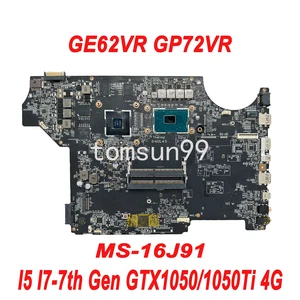 Placa madre para CPU MSI GE62VR GP62VR GL62 GE72VR GP72VR GL72VR MS-16J91 I5 I7 - Imagen 1 de 5