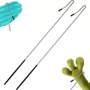 16 Inches Puppets Arm Control 2pcs Metal Rod Puppet Accessrioes - Picture 1 of 8