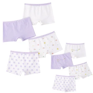 Kids Girls Boyshorts Assorted Panties Baby Underwear Bow 4Pcs/Set Toddler Cute - Picture 1 of 60