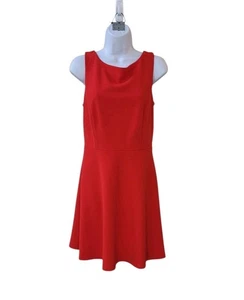 Neu RIHOAS M rotes ärmelloses Minikleid mit U-Boot-Ausschnitt für Damen - Bild 1 von 16