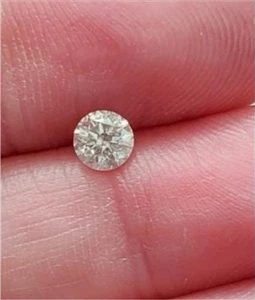 0.51 Ct Natural Diamond – Round Brilliant Cut Loose Gemstone H Color I3 Clarity - Picture 1 of 1
