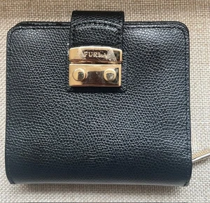 Cartera compacta de cuero para mujer Furla NUNCA USADA - Imagen 1 de 8