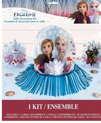 Disney Frozen 2 Cumpleaños Fiesta Mesa Decoración Kit Nuevo Foto 1 de 3