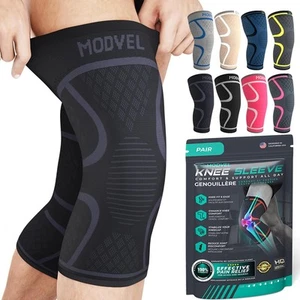 2 Pack Knee Brace for Women & Men - Workout Knees Compression Sleeve for Knee... - Picture 1 of 7