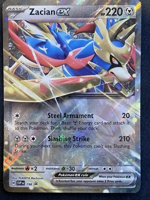 Zacian ex 198 Sv: Scarlet & Violet Promo Cards Holo - Image 1 of 2