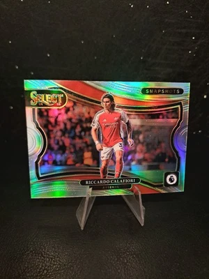 Riccardo Calafiori Silver Field Level Prizm Panini Select 2025 Arsenal - Image 1 of 2