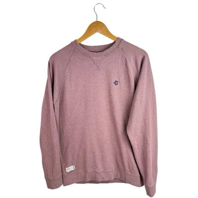 Johnnie-O Para hombres Rosa Polar Cuello Redondo Manga Larga Pullover Sudadera Top Talla M Foto 1 de 4