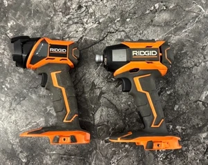 Ridgid R86035 18V 1/4" Impact Driver & R8693 18V  Flashlight (Tools Only) - Picture 1 of 8