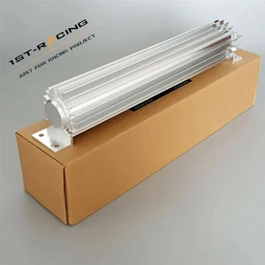 15" inch Aluminum 2 Dual Pass Finned Transmission trans Oil Cooler 1/4" NPT - Picture 1 of 1