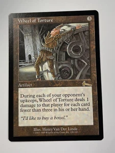 MTG Wheel Of Torture Urza’s Legacy Rare 1993-1999 Wizards Of The Coast 138/143 - Picture 1 of 2